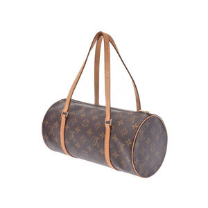 Louis Vuitton Leather Monogram L Papillon Brown Handbag